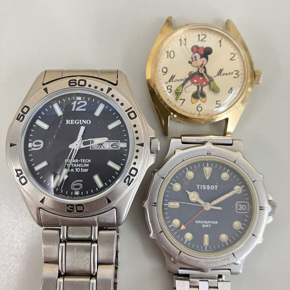 O365-■【まとめ売り】ブランド腕時計 20点セット 懐中時計 クォーツ 自動巻き 手巻き ソーラー TISSOT EMPORIO ARMANI MAXY 他 TE_画像6