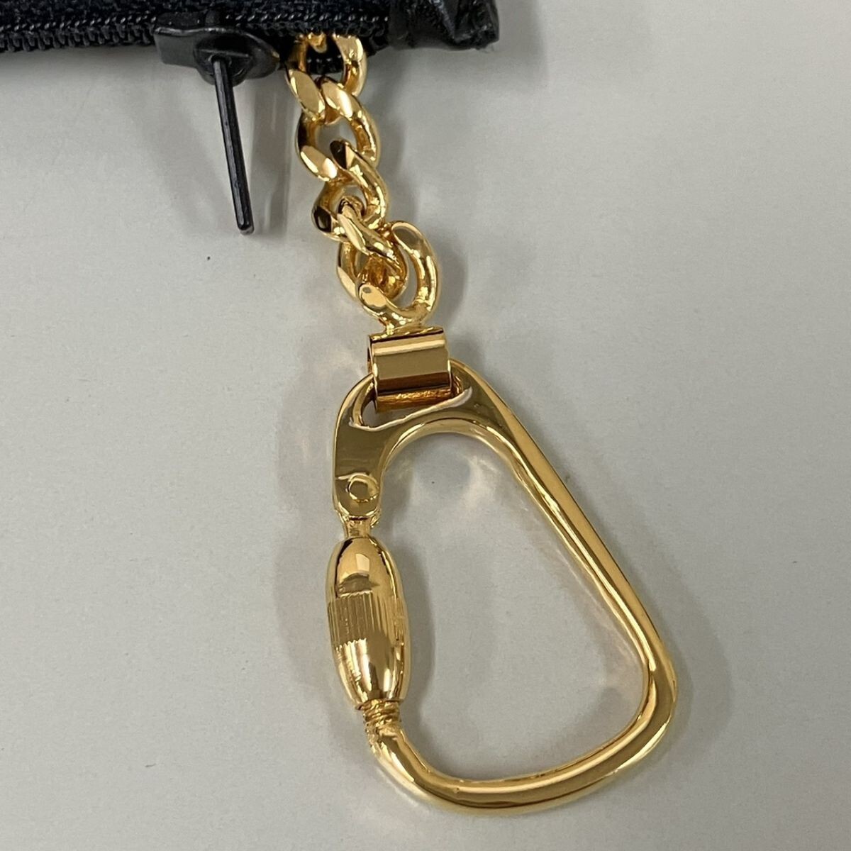 O380-SG3-1853 ◎ ALFRED DUNHILL ESTABLISHED 1893 ダンヒル キーリング付き コインケース 小銭入れ レザー メンズ キーケース TE_画像7