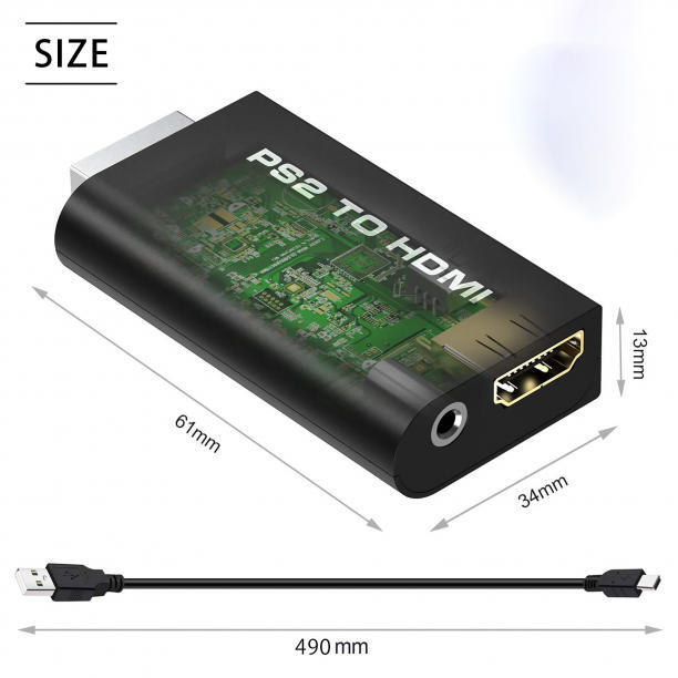 PS2 本体 to HDMI 接続コネクタ プレステ2 アダプター 映像 出力_画像7