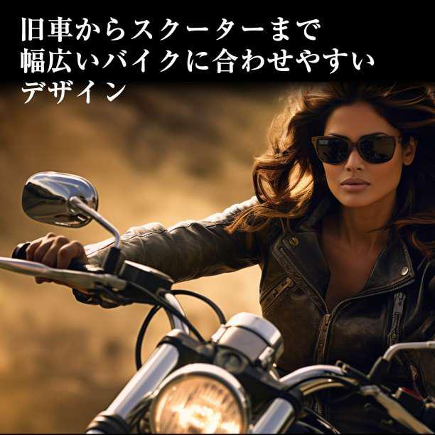 ナポレオン ミラー 10mm 汎用 正ネジ ショート メッキ スクエア カワサキ_画像7