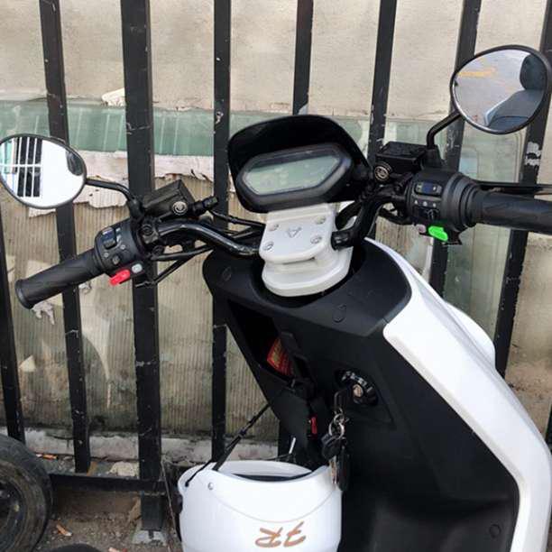 バイク ミラー 8mm M8 汎用 原付 ショート 左右 正ネジ オートバイ_画像4