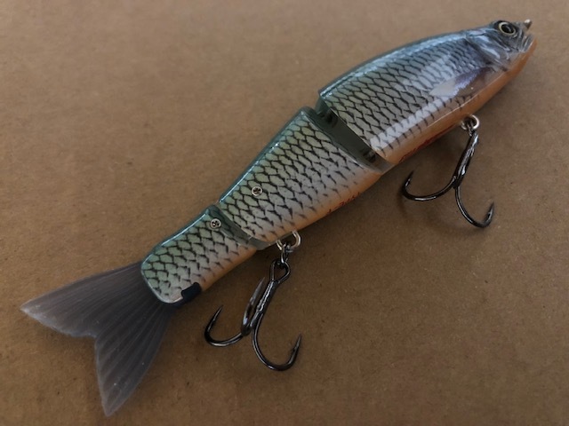 美品 ガンクラフト ジョインテッドクロー シフト 113 TYPE-F 極 シャッドスケールOB_画像4