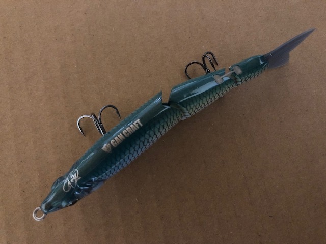 美品 ガンクラフト ジョインテッドクロー シフト 113 TYPE-F 極 シャッドスケールOB_画像3