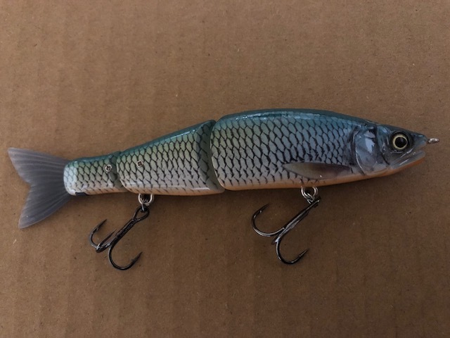 美品 ガンクラフト ジョインテッドクロー シフト 113 TYPE-F 極 シャッドスケールOB_画像5