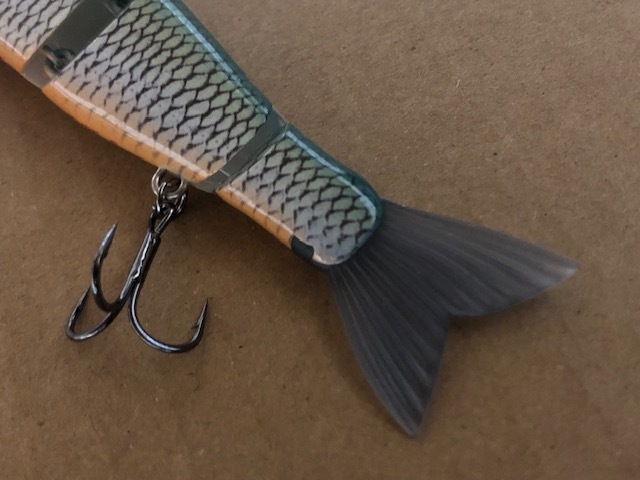 美品 ガンクラフト ジョインテッドクロー シフト 113 TYPE-F 極 シャッドスケールOB_画像7