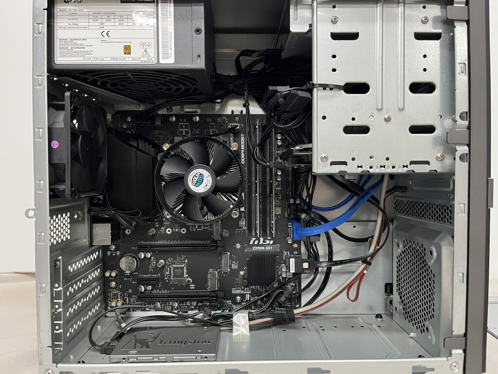 ・Z390M-S01/Core i7-9700K/メモリ16G/SSD:480G/HDD:1T●マウスコンピューター MPro-T310X-SSD2●中古・Win11・動作保証無・現状品_画像6