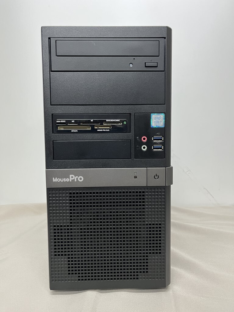 ・Z390M-S01/Core i7-9700K/メモリ16G/SSD:480G/HDD:1T●マウスコンピューター MPro-T310X-SSD2●中古・Win11・動作保証無・現状品_画像1