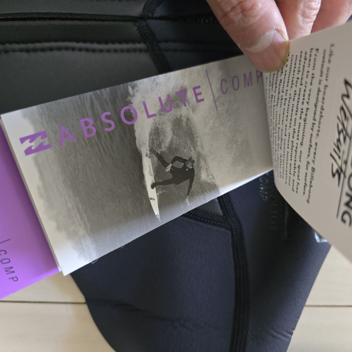 【未使用品】BILLABONG ビラボン ウェットスーツ ABSOLURE フルスーツ 120 USA6 3×2㎜_画像8