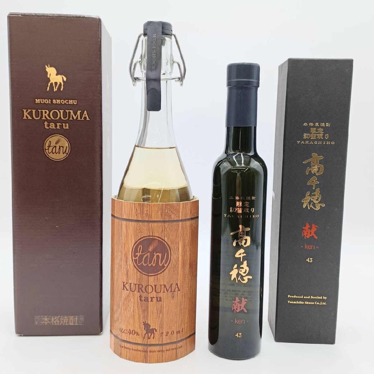 未開栓 麦焼酎 7本セット 300~750ml 博多の華 三年貯蔵/O.Henry 15年/KUROUMA taru/KUROUMA taru 他【同梱不可】 A251104-1_画像5