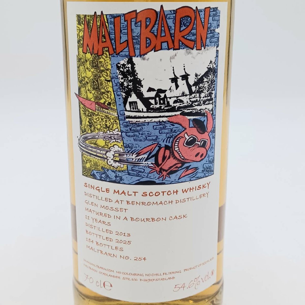 未開栓 モルトバーン グレンモセット 11年 2013-2025 バーボンカスク 700ml 54.6% 4J-34-2-170155-A_画像5