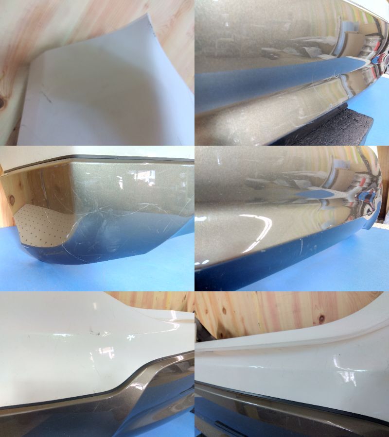 良品♪/即納/個人宅発送不可アクア (DAA-NHP10) リアバンパー スポイラー (裏面刻印 52159-52790 76092-52020-E1 白パール) 2511-19_画像5