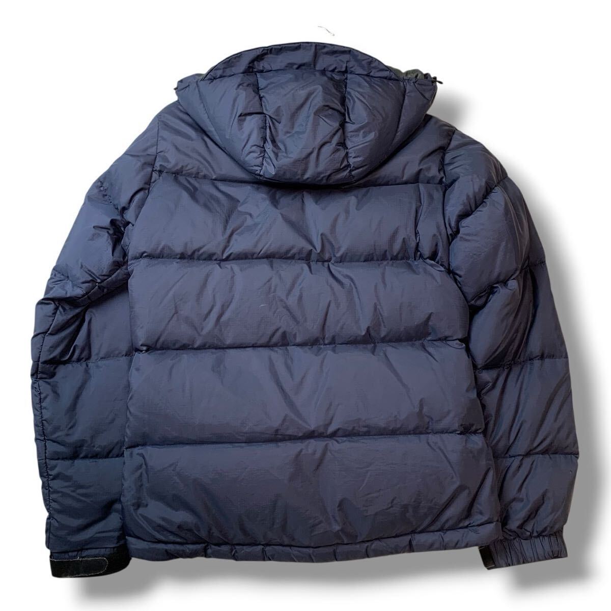【美品】URBAN RESEARCH×NANGA アーバンリサーチ ナンガ ダウンジャケット フェザー フード 肉厚 極暖 ネイビー メンズ アウター Mサイズ_画像6