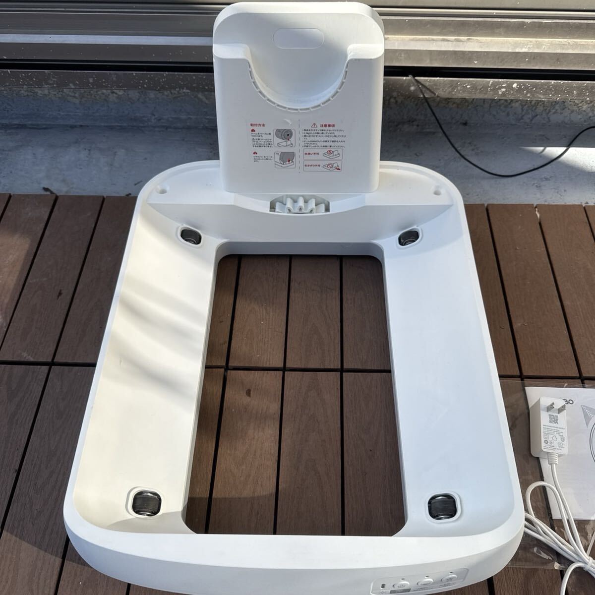 ジャンク　AIRROBO 自動 猫用トイレ 全自動猫砂トイレ ニャンとも清潔 大型 ねこ 本体 自動清掃 安全ドアロック ペット用品 自動トイレ_画像3