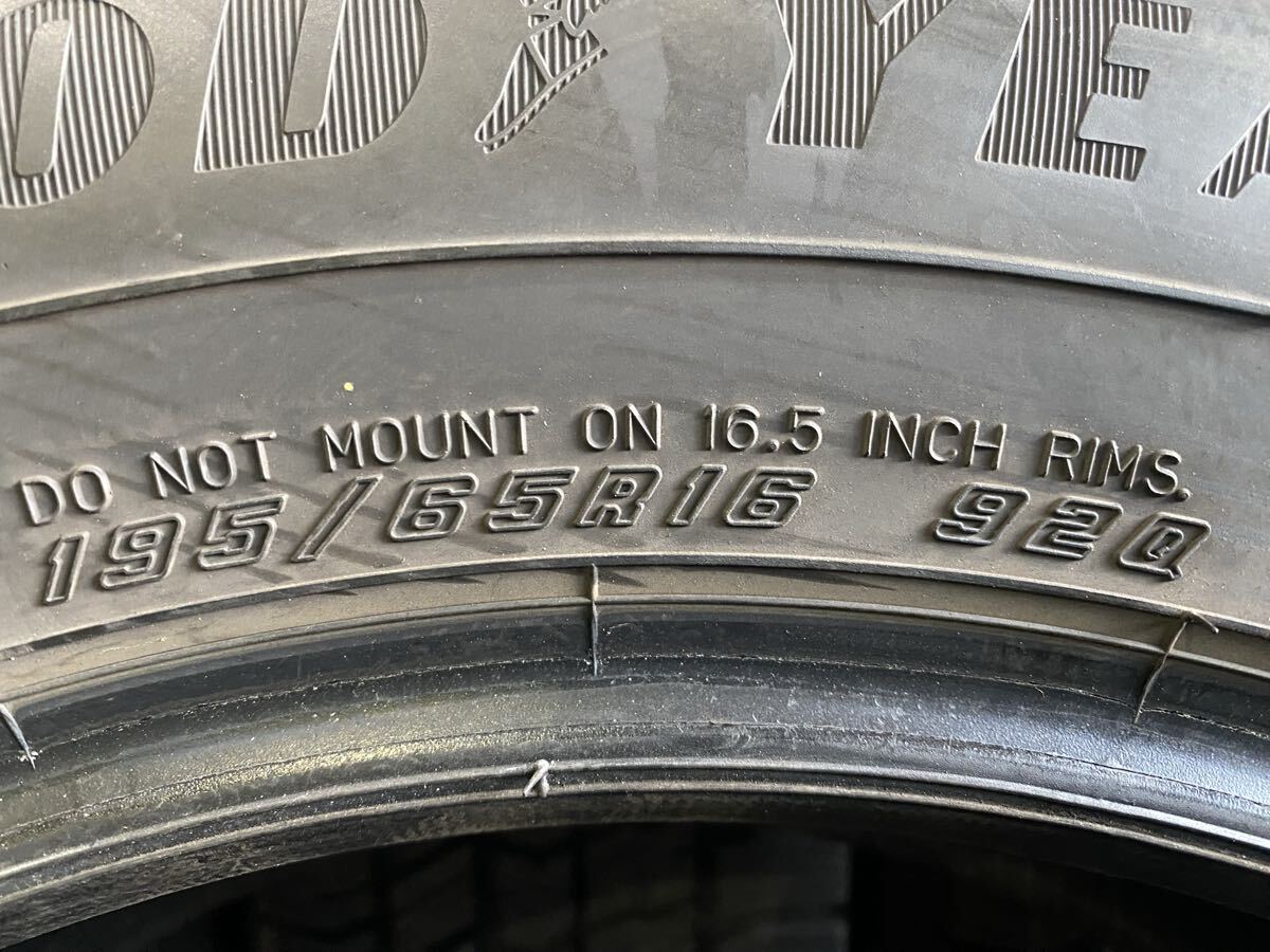R9243 送料無料☆深溝スタッドレス☆グッドイヤー GOODYEAR ICENAVI8 195/65R16 92Q 4本　2021年製_画像6