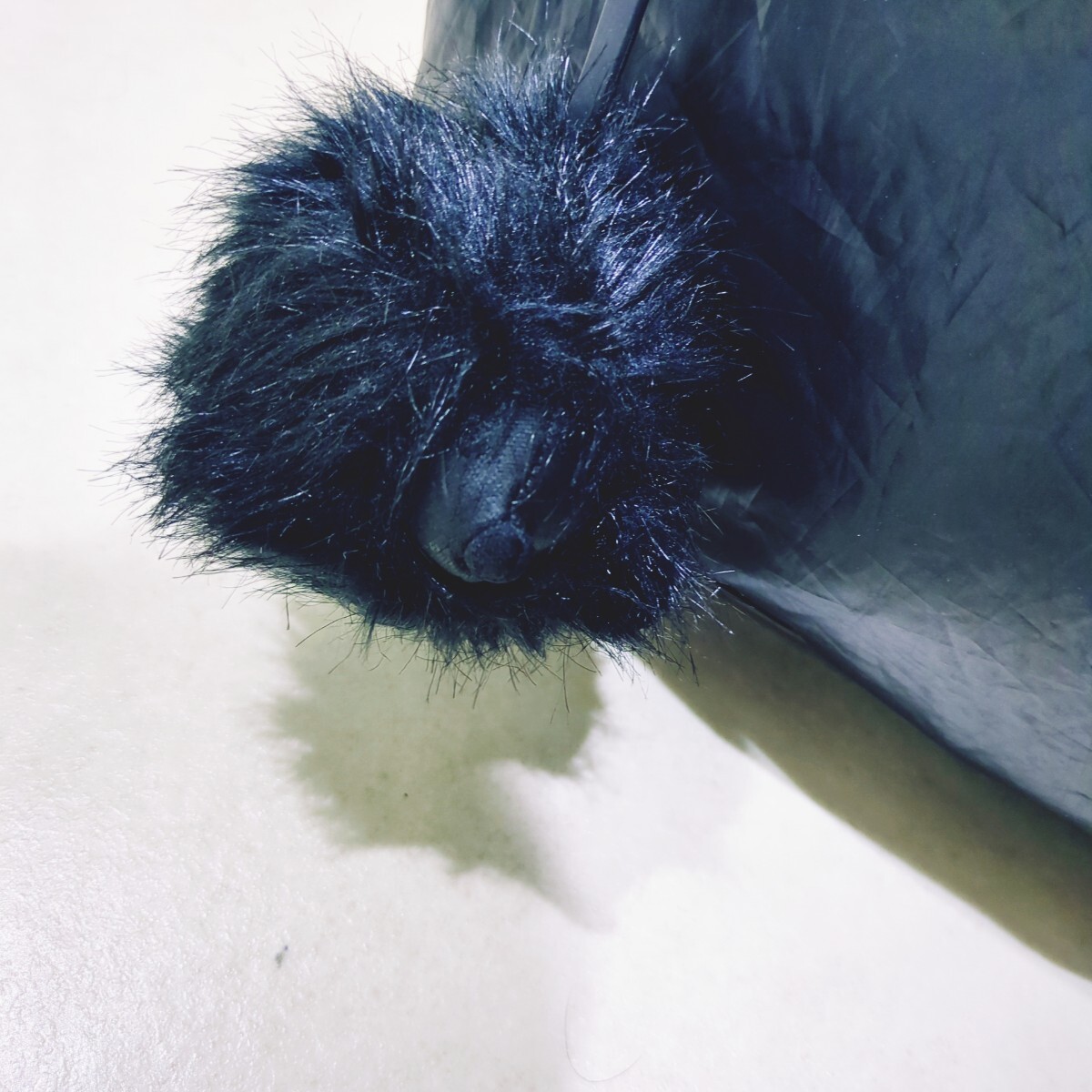 1円〜【SEE BY CHLOE】シーバイクロエ ナイロン トートバッグ ハリネズミ チャーム付き バック 鞄 軽量 ハンドバッグ 黒 ブラック_画像5