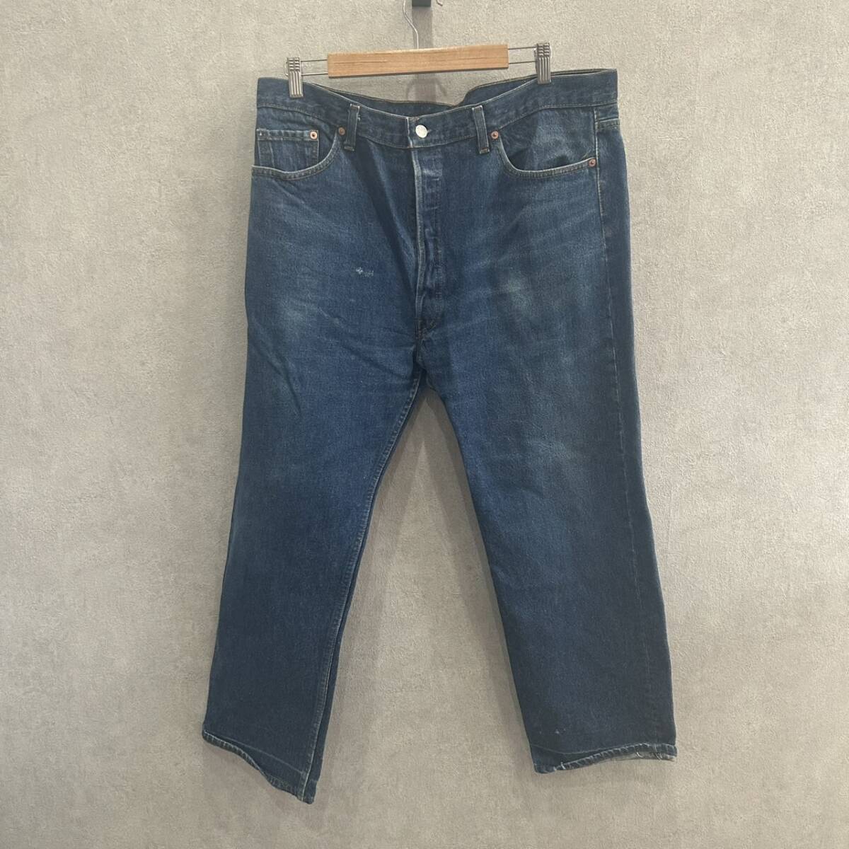 90年代 USA製 Levi's 501-0000 42×30 90s 501xx インディゴ ブルー ストレートデニム _画像1