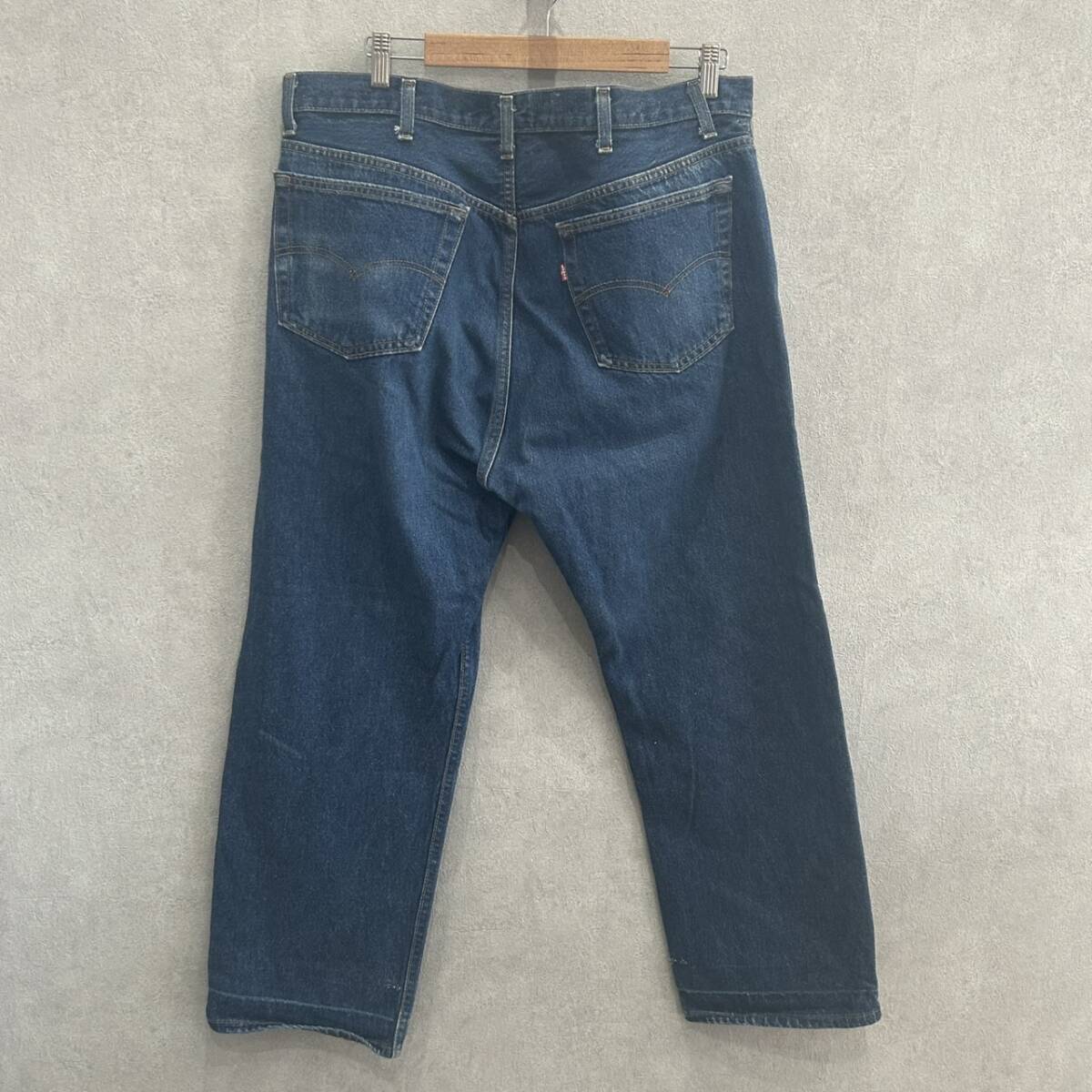 90年代 USA製 Levi's 501-0000 42×30 90s 501xx インディゴ ブルー ストレートデニム _画像2