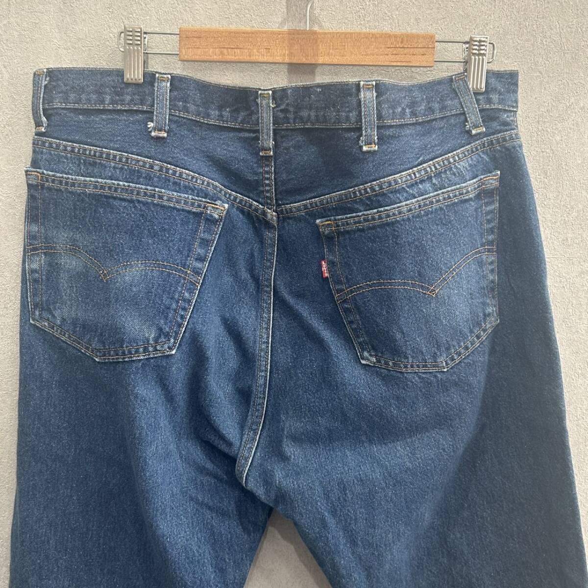 90年代 USA製 Levi's 501-0000 42×30 90s 501xx インディゴ ブルー ストレートデニム _画像7