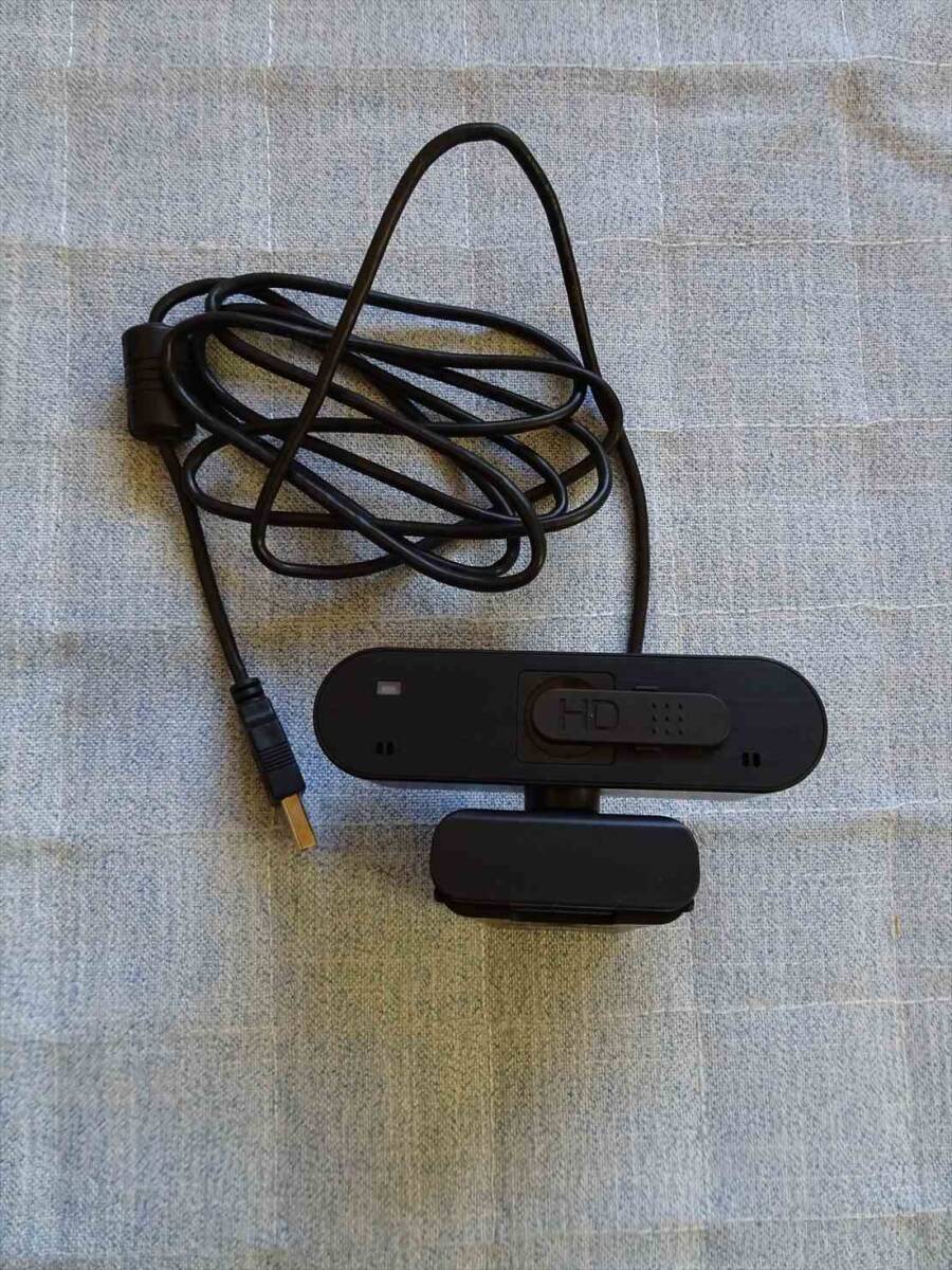 オートフォーカス対応200万画素Webカメラ UCAM-C820ABBK (ブラック) 中古品 梱包材無し_画像3