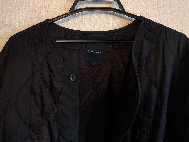Rageblue モッズコート 黒　インナー付き_画像8