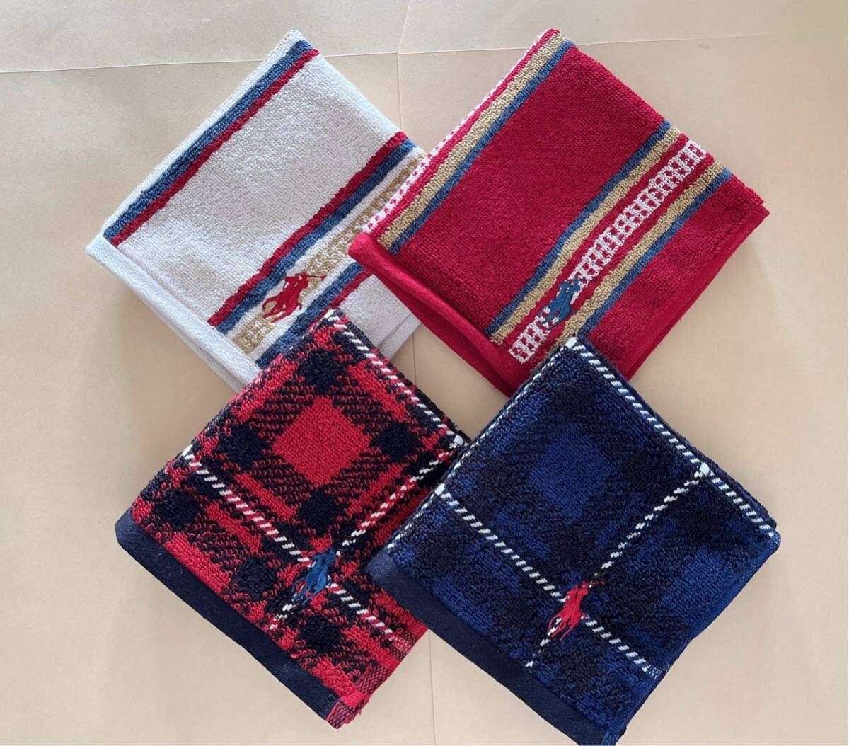 ラルフローレン ハンカチ タオル地 タオルハンカチ アウトレット ミニタオル ハンドタオル ご挨拶_画像1