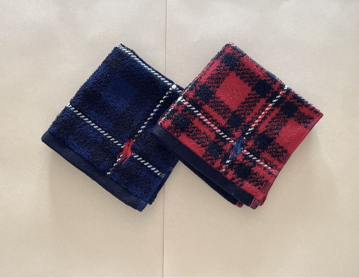 ラルフローレン ハンカチ タオルハンカチ アウトレット ミニタオル ハンドタオル タオル地 ご挨拶_画像2