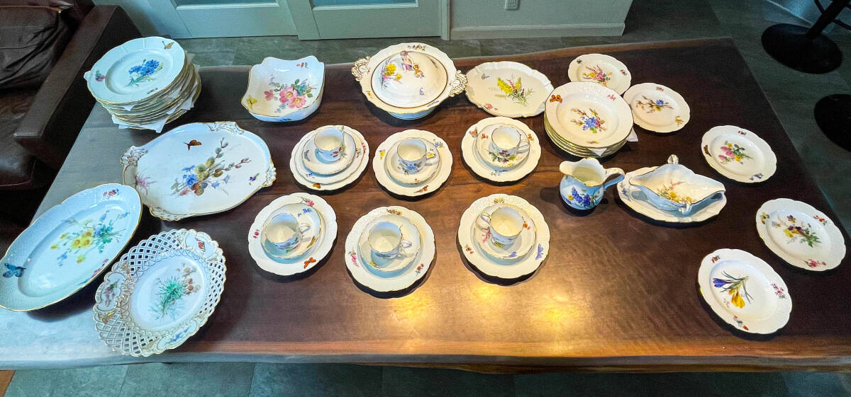 マイセン 自然主義大型ディナーセット 49点 1級品 最高峰_画像1