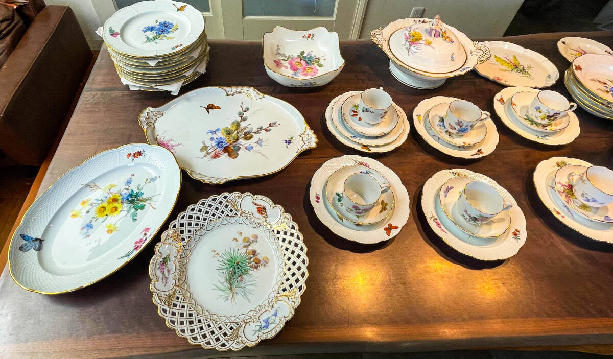 マイセン 自然主義大型ディナーセット 49点 1級品 最高峰_画像2