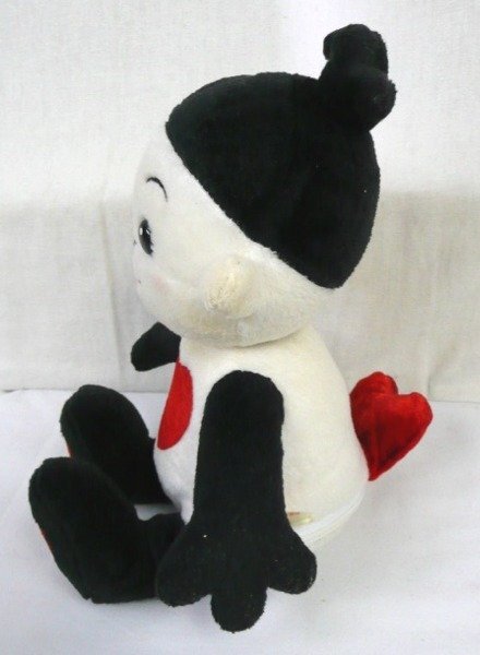 ☆☆BANDAI バンダイ　もっと おでかけプリモプエル　コプエル　黒 ブラック系　動作OK！　当時物　ぬいぐるみ　人形☆USED品_画像3