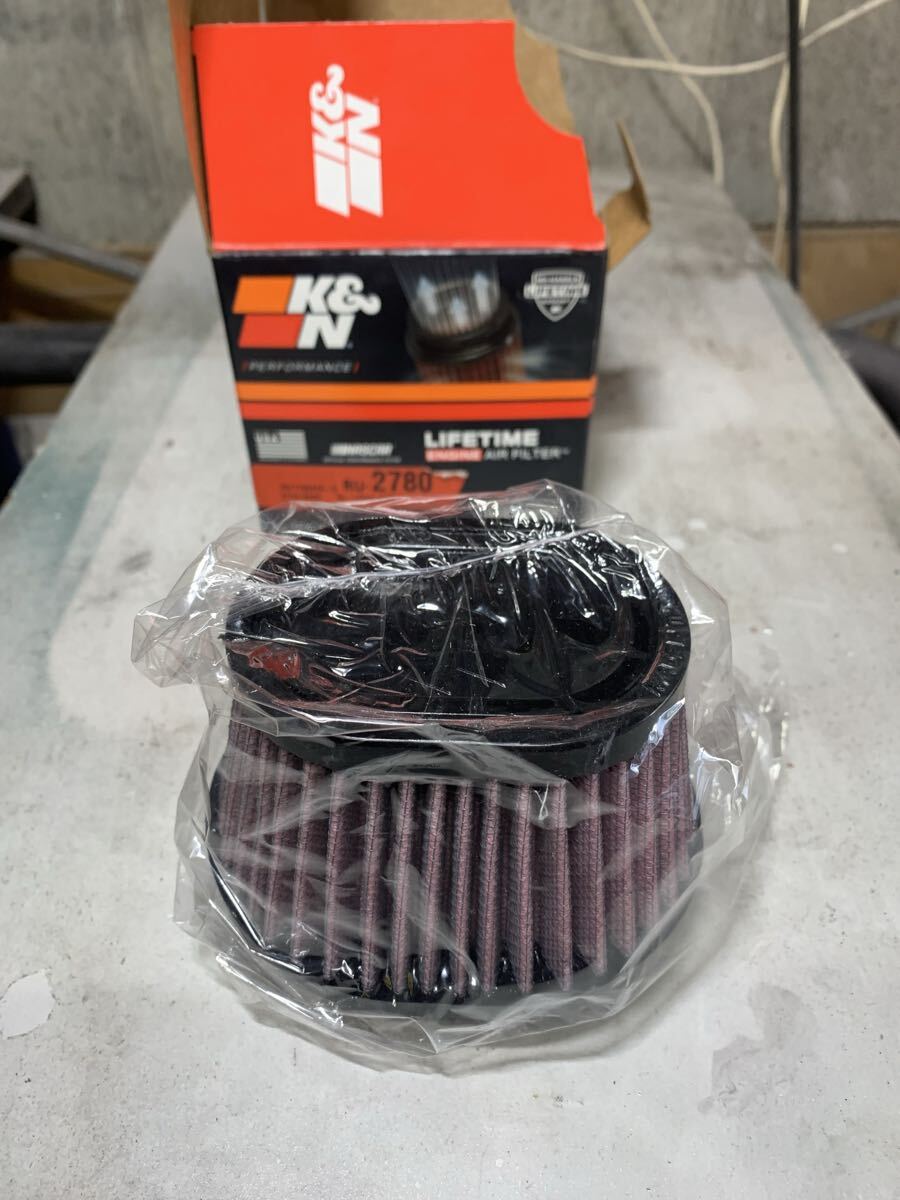 K&Nオーバルテーパーエアーフィルター RU-2780 62mm_画像1