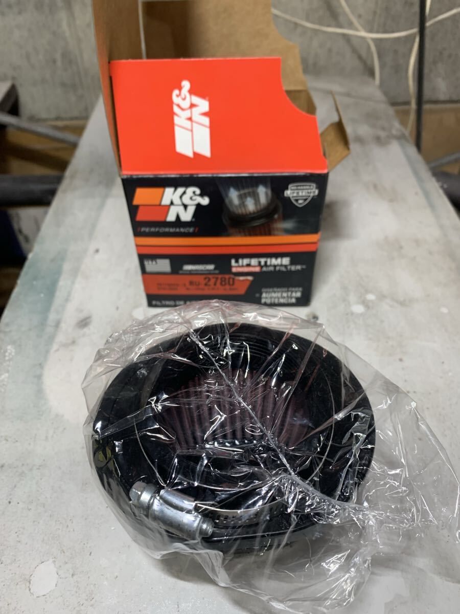 K&Nオーバルテーパーエアーフィルター RU-2780 62mm_画像2