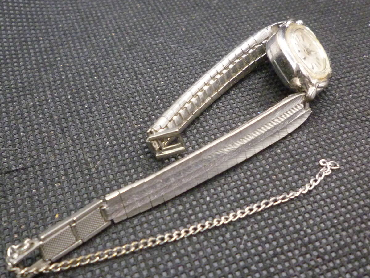 K25163) 中古 腕時計 セイコー 17石 手巻き SEIKO DISHOCK17J 21-7330 未稼働 ジャンク品 ※発送ゆうパケットポストmini_画像5