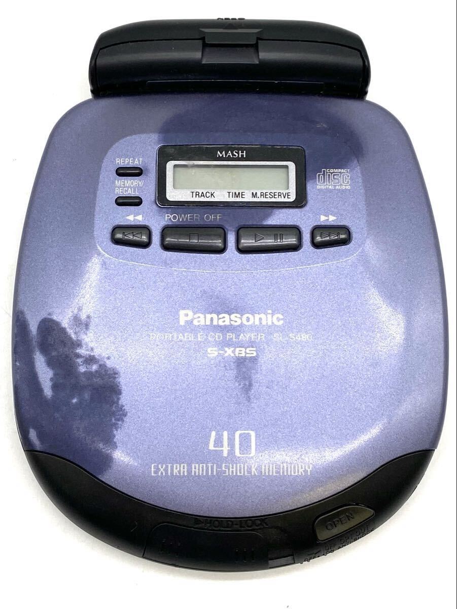 [11 белый 14]1 иен старт Panasonic SL-S480 Panasonic PORTABLE CD PLAYER S-XBS портативный CD плеер аудиоплеер наушники 