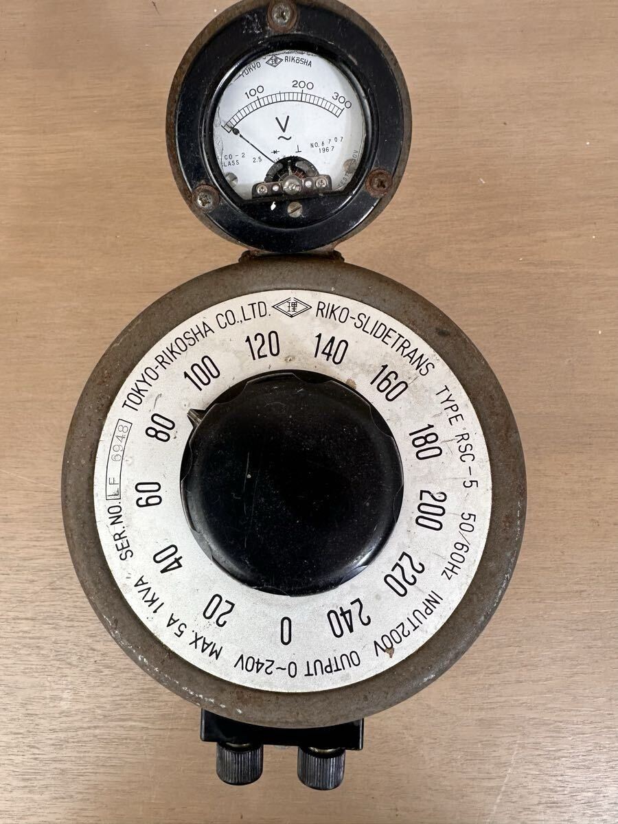 200V スライダック 変圧器 ボルトスライダー_画像4