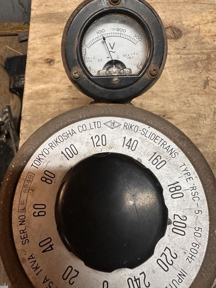 200V スライダック 変圧器 ボルトスライダー_画像5