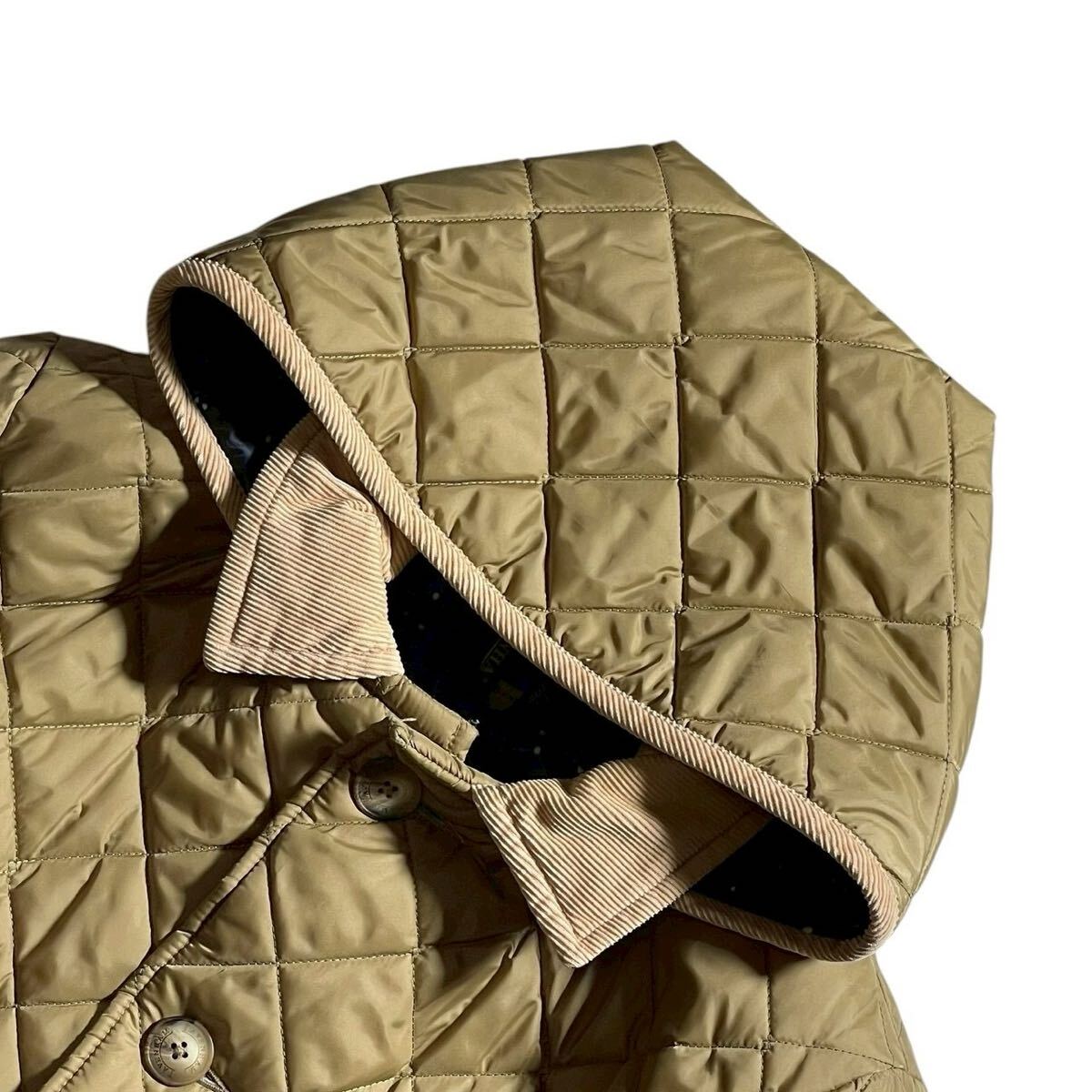 【極美品 希少XL 幻のポールスミス別注】 LAVENHAM ラベンハム キルティングジャケット 宇宙柄 コート ブルゾン アウター スーツ メンズ 42_画像5