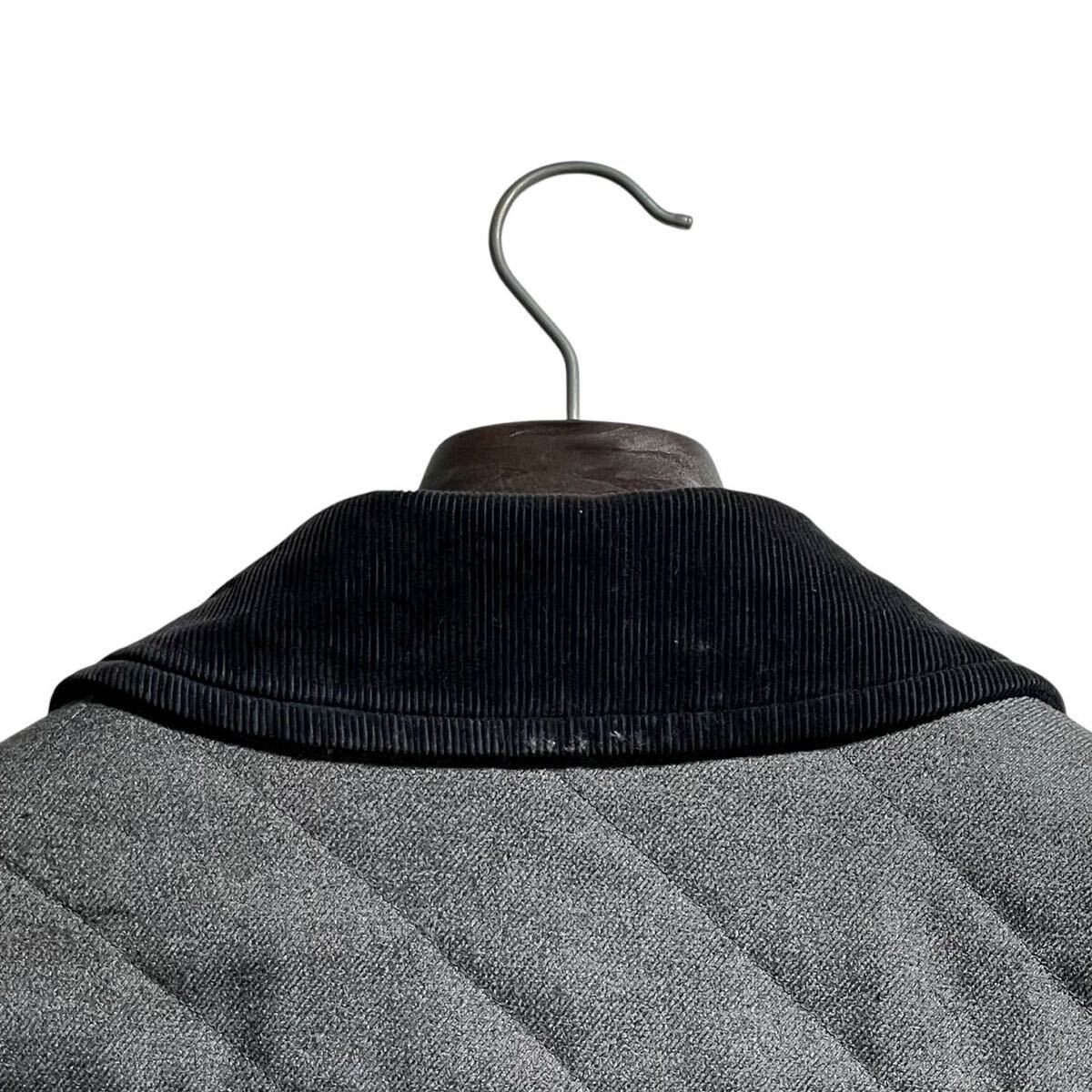 【極美品 希少L 現行タグ】TAKEO KIKUCHI タケオキクチ キルティングジャケット アウター ブルゾン コート 襟コーデュロイ 切替 ビジネス_画像6