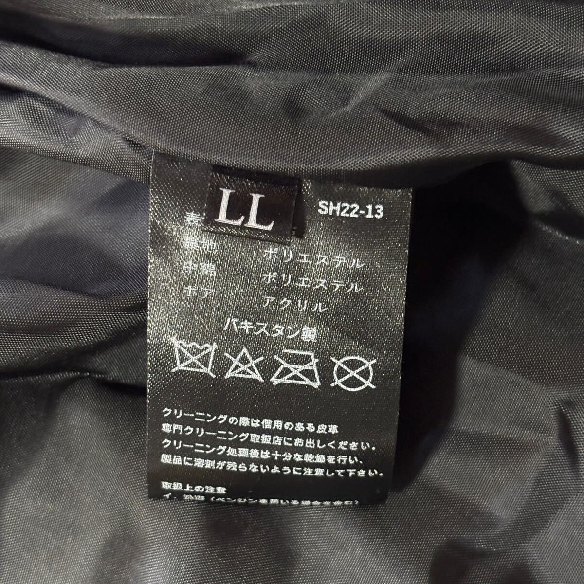 【未使用級 希少色 XL】 Liugoo Leathers リューグーレザーズ シングルライダース ラムレザー ファー 羊革 ボルドー ブルゾン アウター LL_画像9