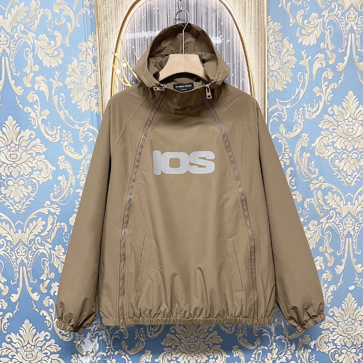 定価6万★christian milada・ミラノ発・ジャケット★防風 撥水 カジュアル 個性 マウンテンパーカー アウター トップス スポーツ XL/50_画像1