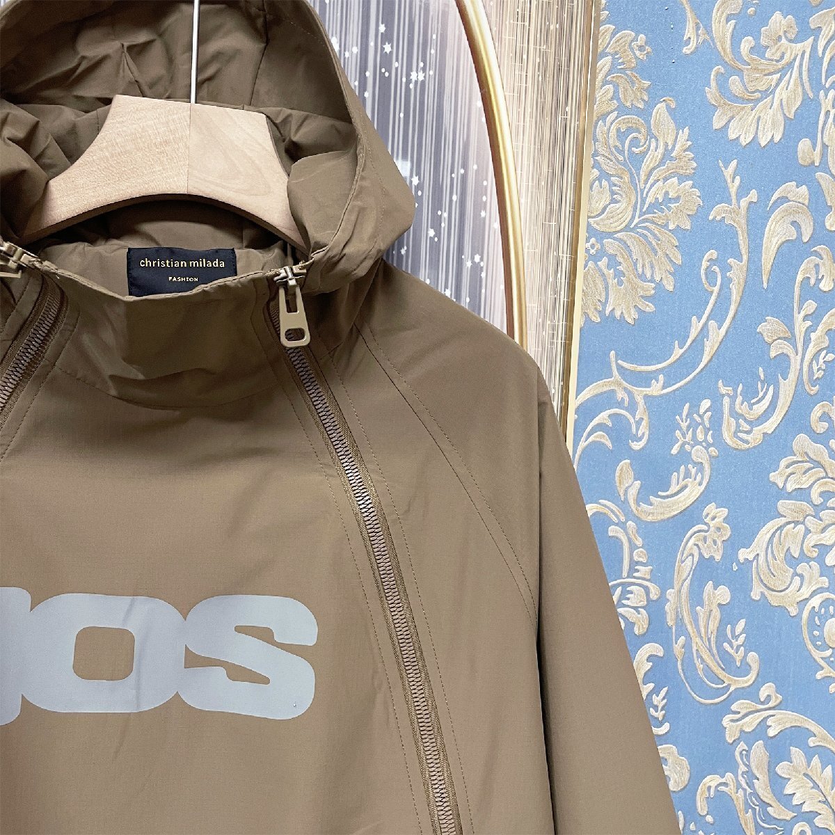 定価6万★christian milada・ミラノ発・ジャケット★防風 撥水 カジュアル 個性 マウンテンパーカー アウター トップス スポーツ XL/50_画像7