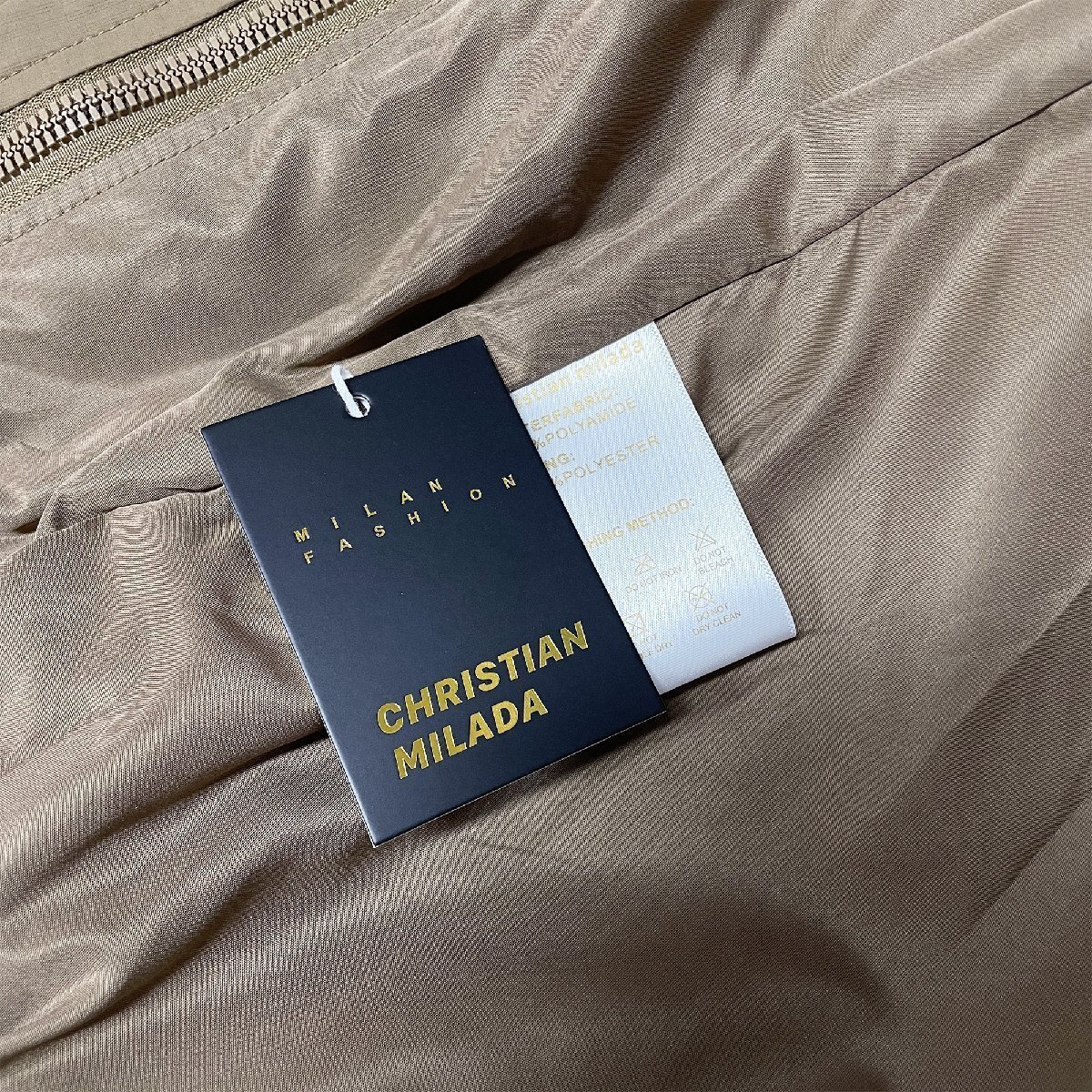 定価6万★christian milada・ミラノ発・ジャケット★防風 撥水 カジュアル 個性 マウンテンパーカー アウター トップス スポーツ XL/50_画像9