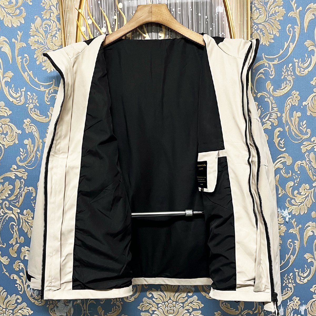 定価6万★christian milada・ミラノ発・ジャケット★撥水 上品 防風 マウンテンパーカー ブルゾン アウトドア スポーツウェア 秋冬 2XL/52_画像3