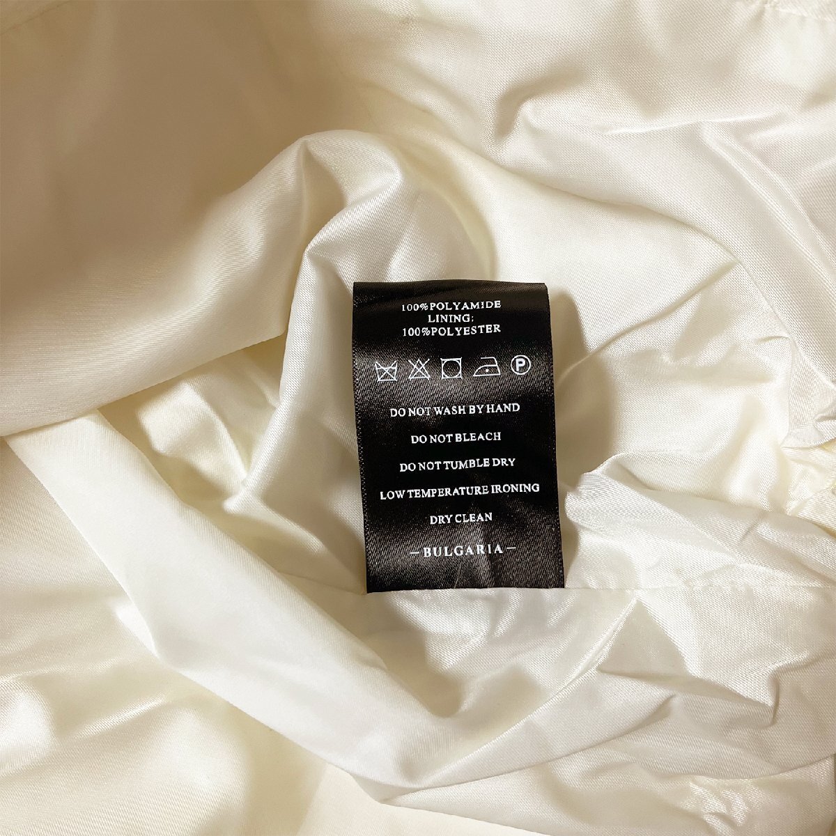 上品ヨーロッパ製※定価6万◆ブルガリア発※RISELIN ジャケット 滑らか 花柄 英字 ショート丈 アウター カジュアル レディース 秋冬 M/46_画像8