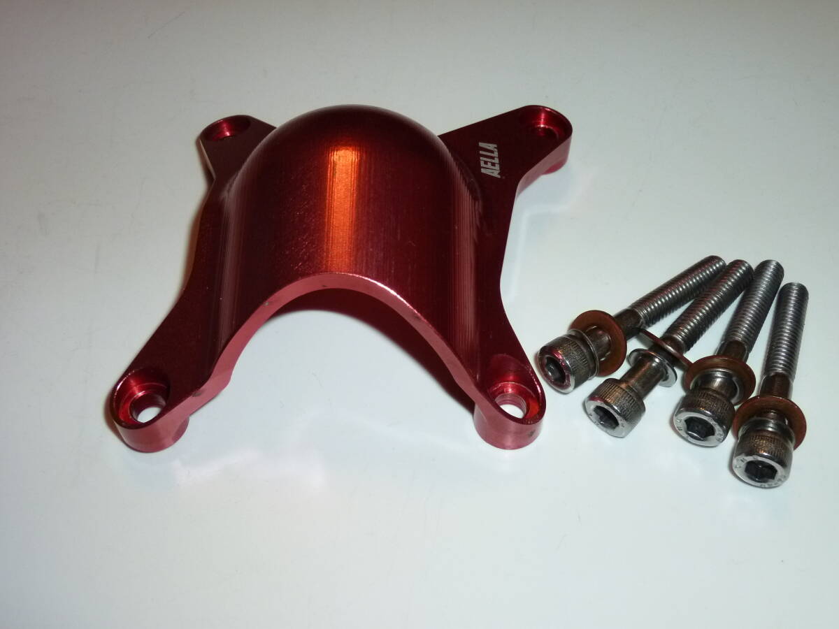 【DUCATI／美品中古】AELLA／アエラ／ドゥカティ用 ウォーターポンプカバープロテクター／アルミ削り出し／目立つ傷なしの画像3