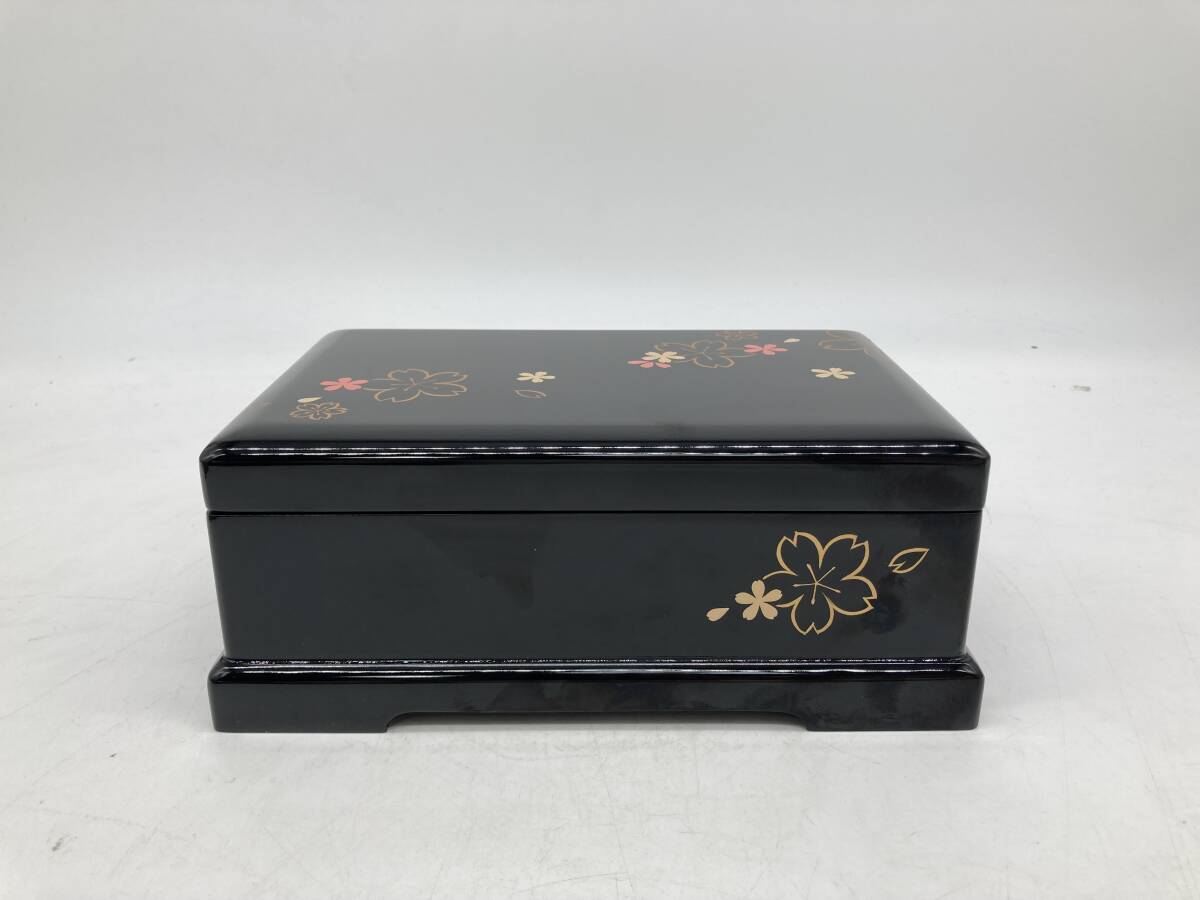 Kyoto 6* Aizu краска музыкальная шкатулка [ Sakura .]jue Reebok s аксессуары inserting бардачок . с коробкой 