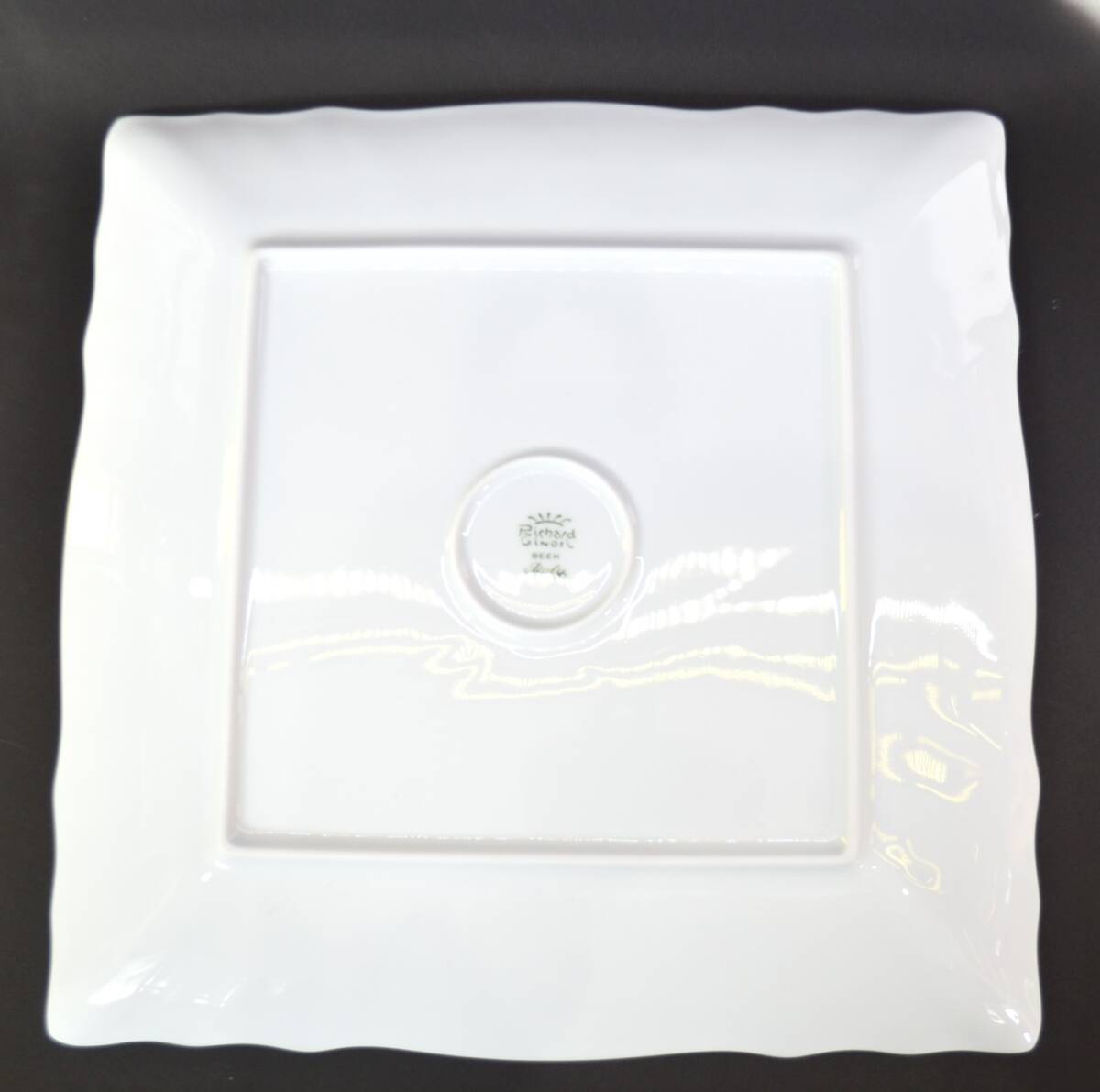 2K リチャードジノリ ジノリ ベッキオホワイト ベッキオ ホワイト スクエア 約27.5㎝ 4枚 食器 皿 白 Richard Ginori イタリア 洋食器_画像7