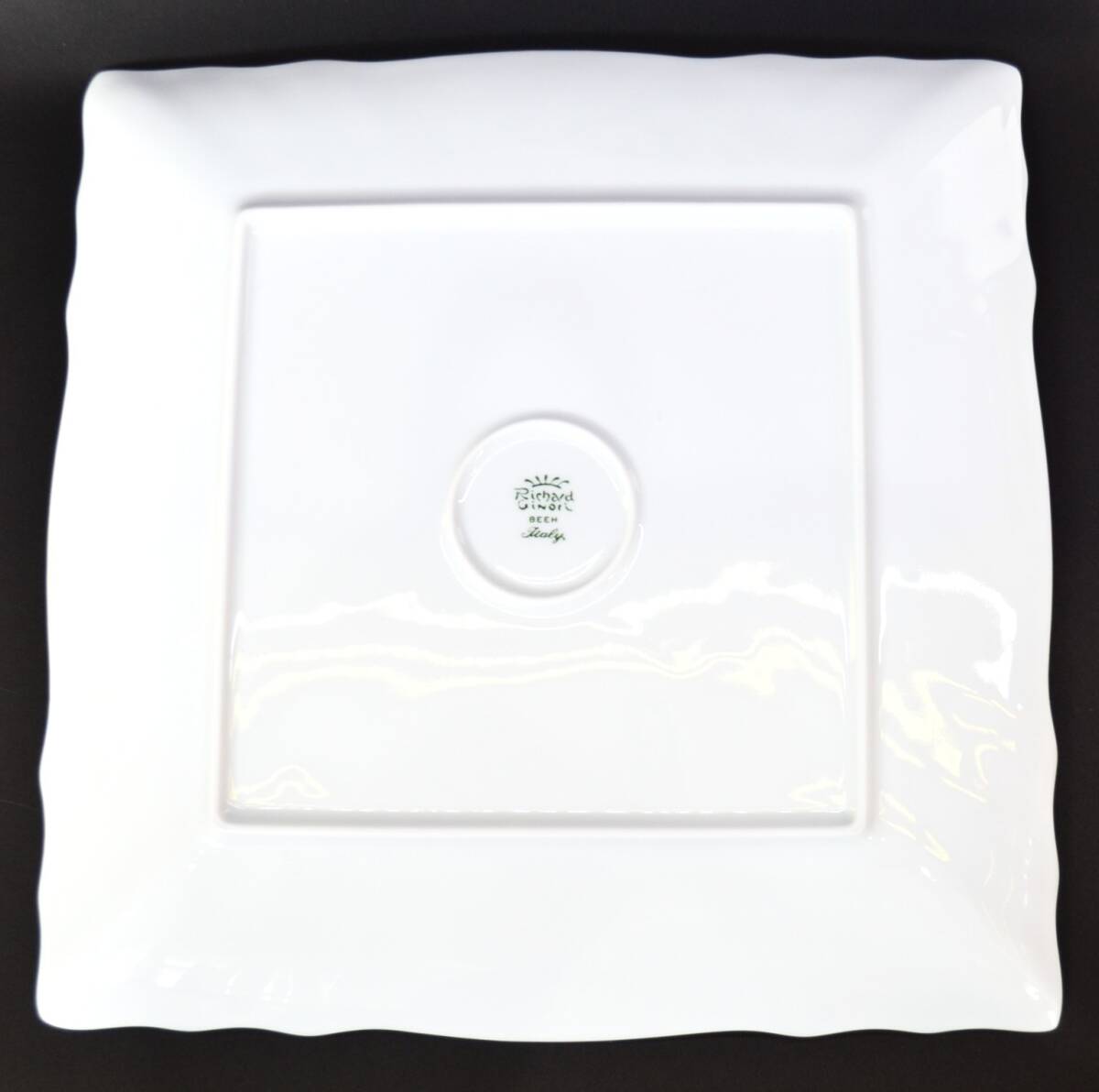 2K リチャードジノリ ジノリ ベッキオホワイト ベッキオ ホワイト スクエア 約27.5㎝ 4枚 食器 皿 白 Richard Ginori イタリア 洋食器_画像5