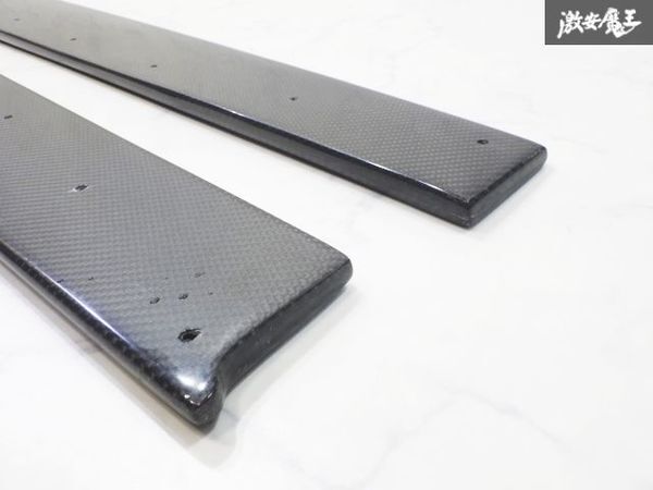 ★未使用品 新品★ 社外 BMW F32 4シリーズ 435i/440i Mスポーツ カーボン製 サイドスポイラー サイドステップ サイドフラップ 左右セット_画像2