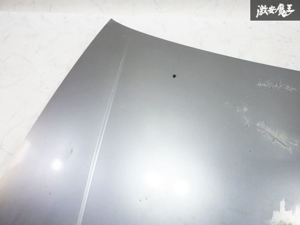 日産 純正 S15 シルビア スペックR SR20DET ターボ 6速/6MT ノーマル ボンネット エンジンフード フード パネル シルバー系 即納_画像6
