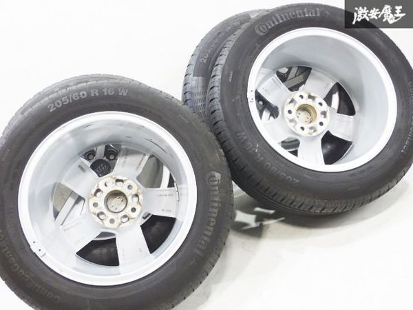 ●Audi アウディ 純正 8W系 A4 B9 16インチ 7J ＋35 5H 5穴 PCD112 ホイール コンチネンタル 205/60R16 2016年 タイヤ 4本セット 即納_画像7